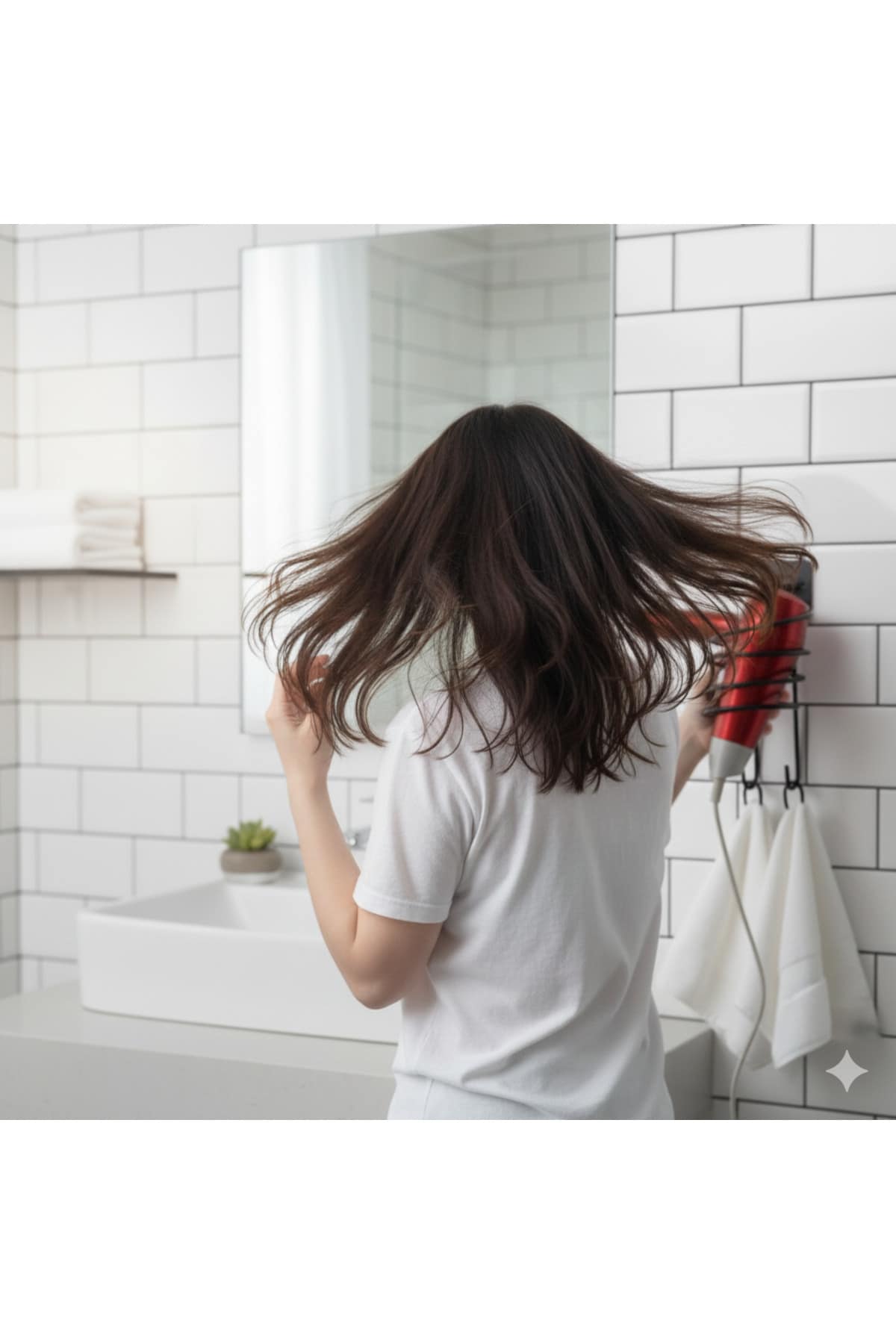 Yapışkanlı Yuvarlak Fön Askısı Fön Askılığı - Görsel 2