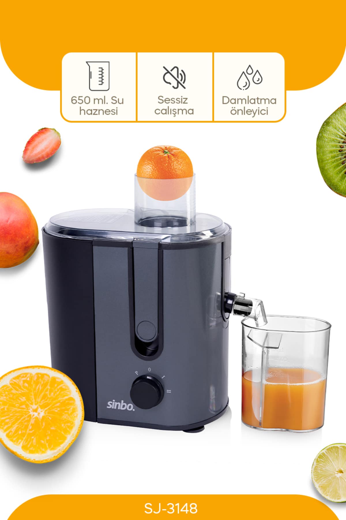SJ-3148 Katı Meyve Sıkacağı