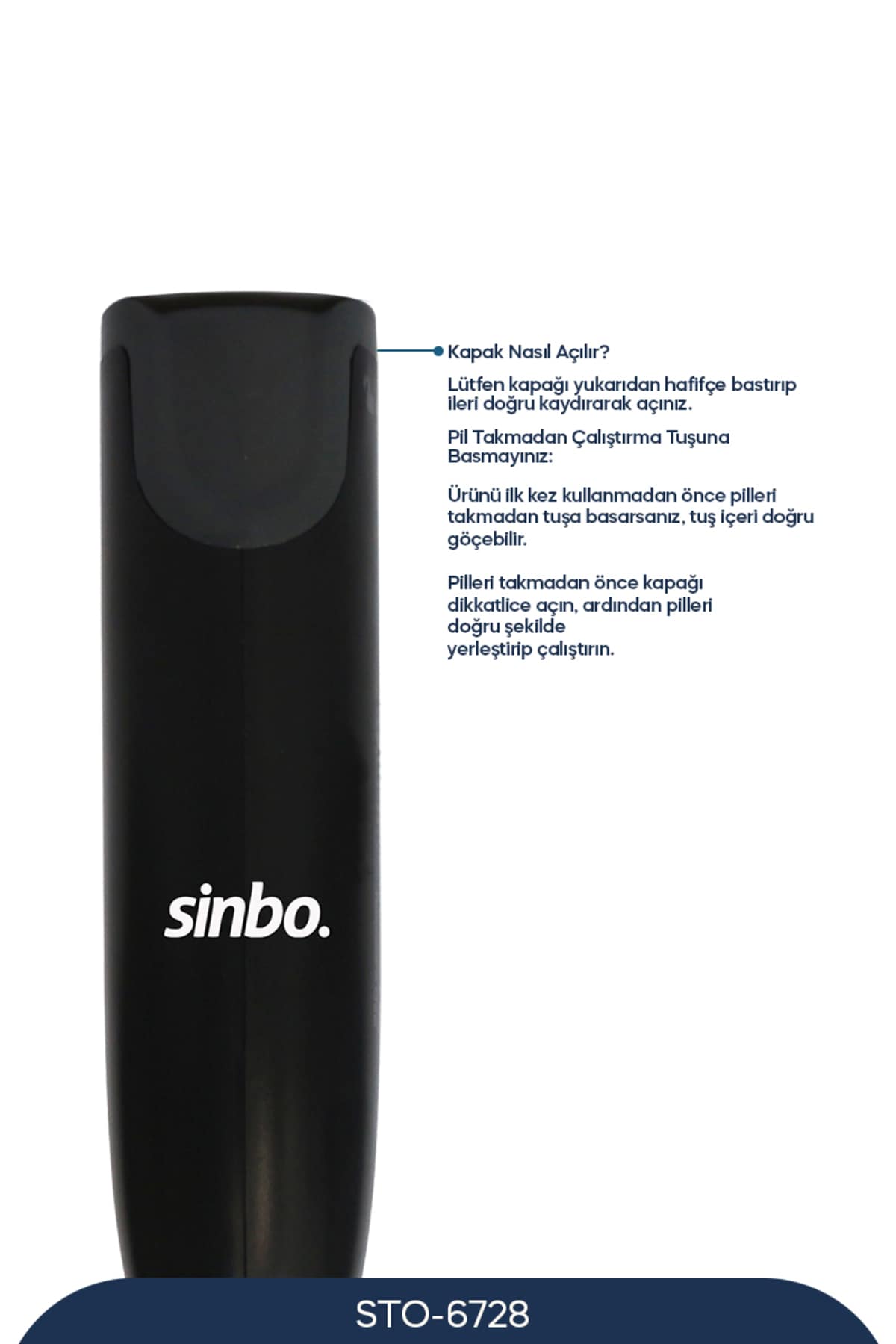 Sto-6728 Pratik Süt Ve Kahve Köpürtücü Siyah - Görsel 2