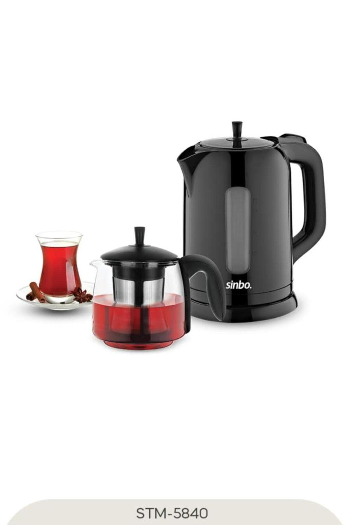 STM-5840 Elektrikli Çay Seti - Görsel 2