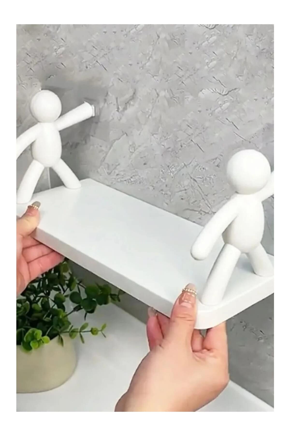 Yapışkanlı Raf Banyo Organizer Mutfak Organizer 14cm en, 34 cm genişlik