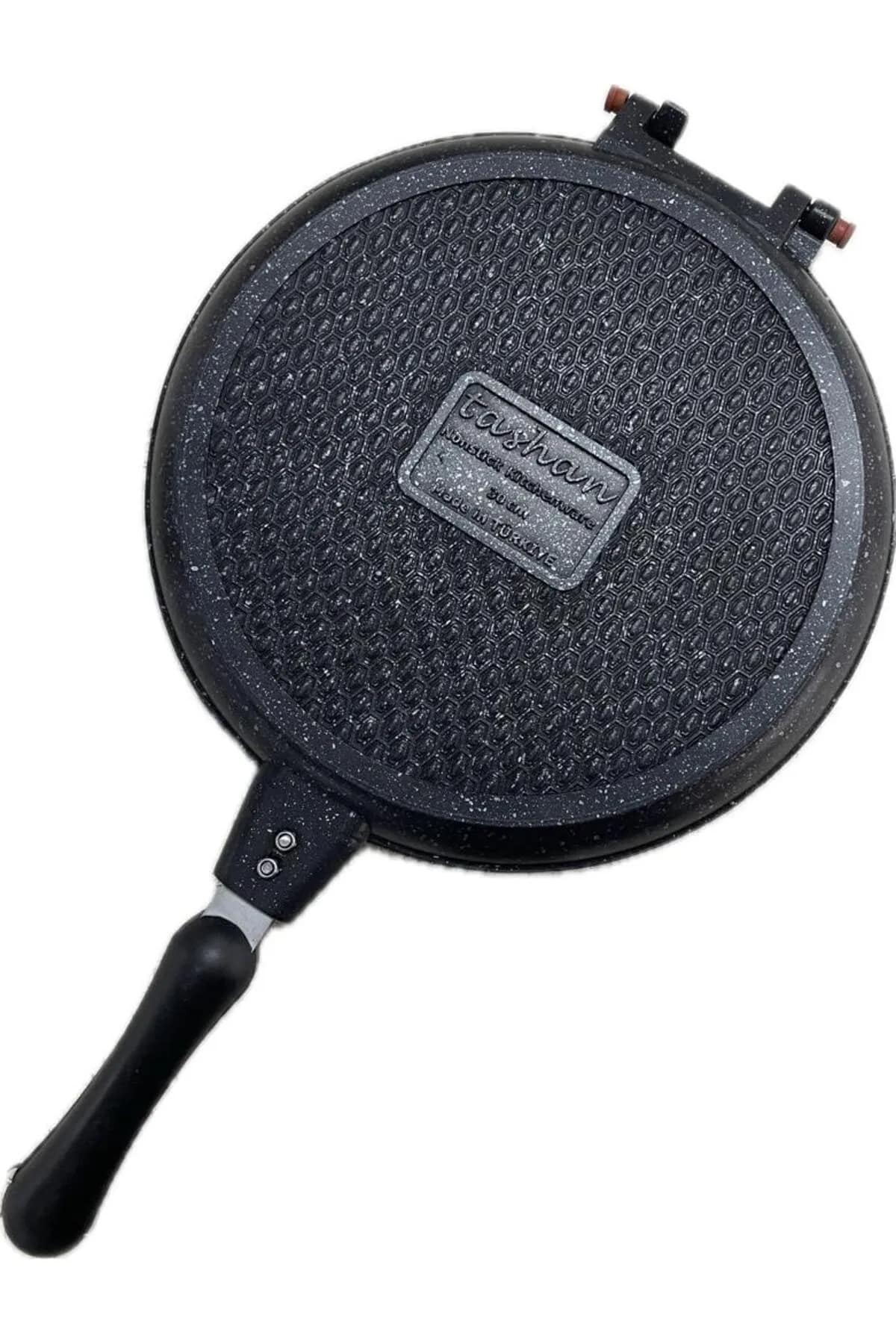 Balık Tavası TAŞHAN Marka Çift Taraflı Döküm Granit Balık Tavası - Görsel 2