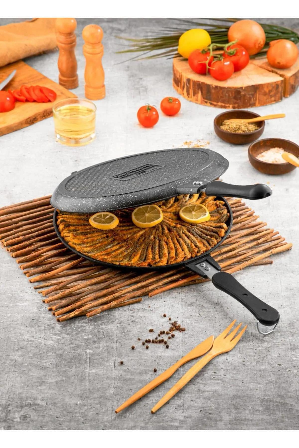 DÖKÜM BALIK TAVASI TAŞHAN Marka DÖKÜM ÇİFT TARAFLI - Görsel 4