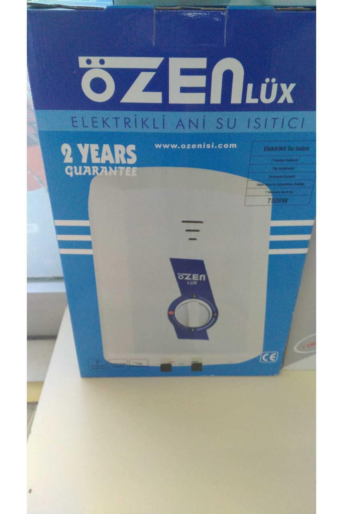 Sıcak su şofben Özen lüx şofben Özen lüks sıcak su