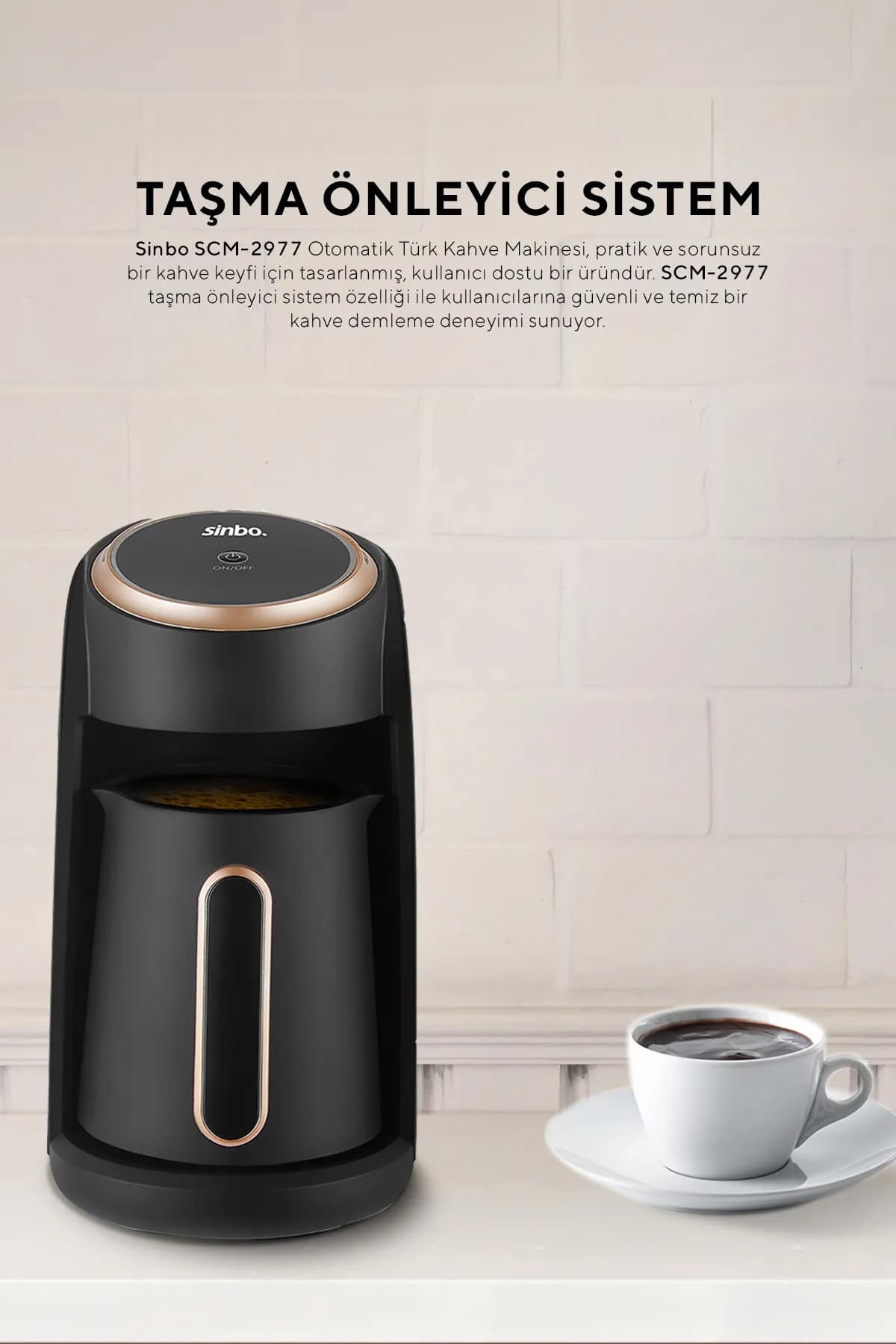 VİATOM Otomatik Türk Kahve Makinesi 4 Fincan - Görsel 4