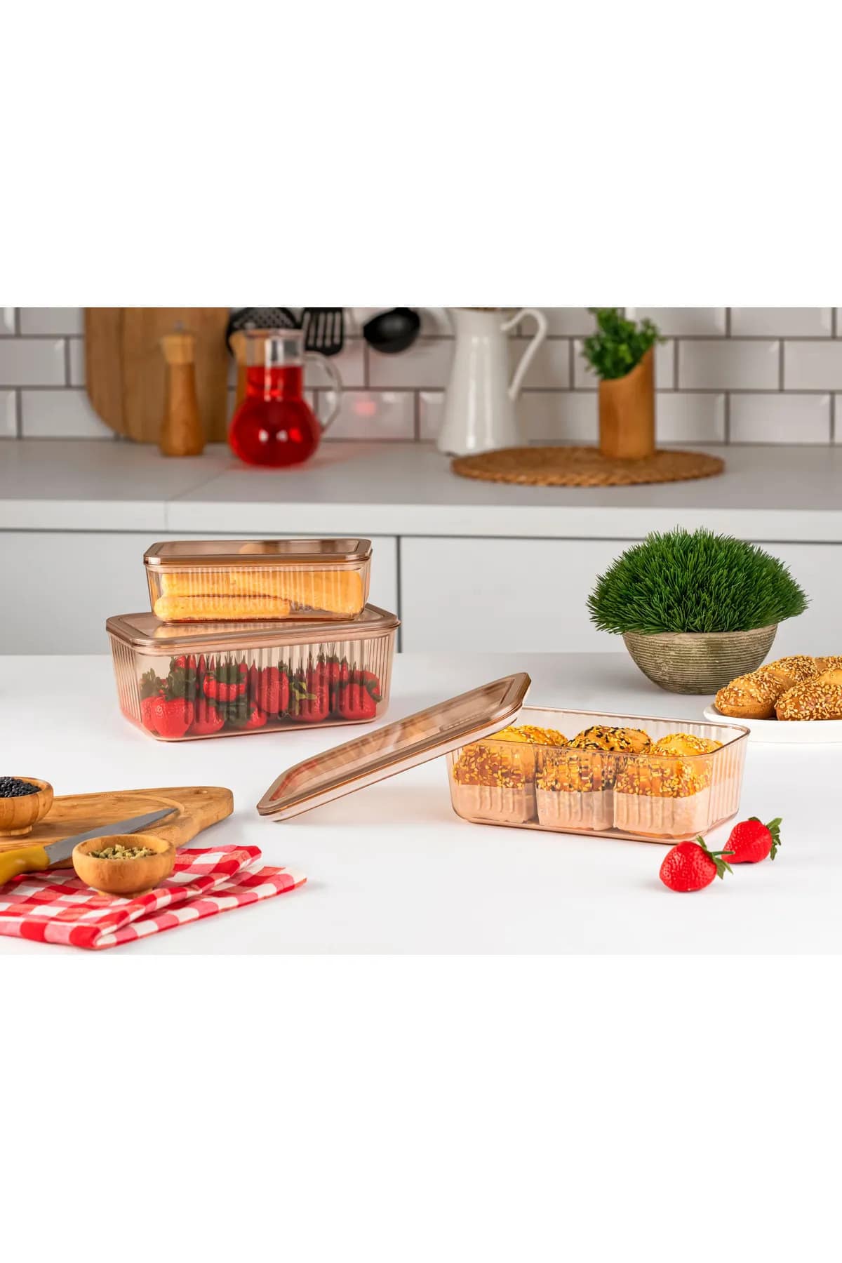 VİATOM 3 BOY 3'LÜ SET CONTALI SIZDIRMAZ SAKLAMA KABI