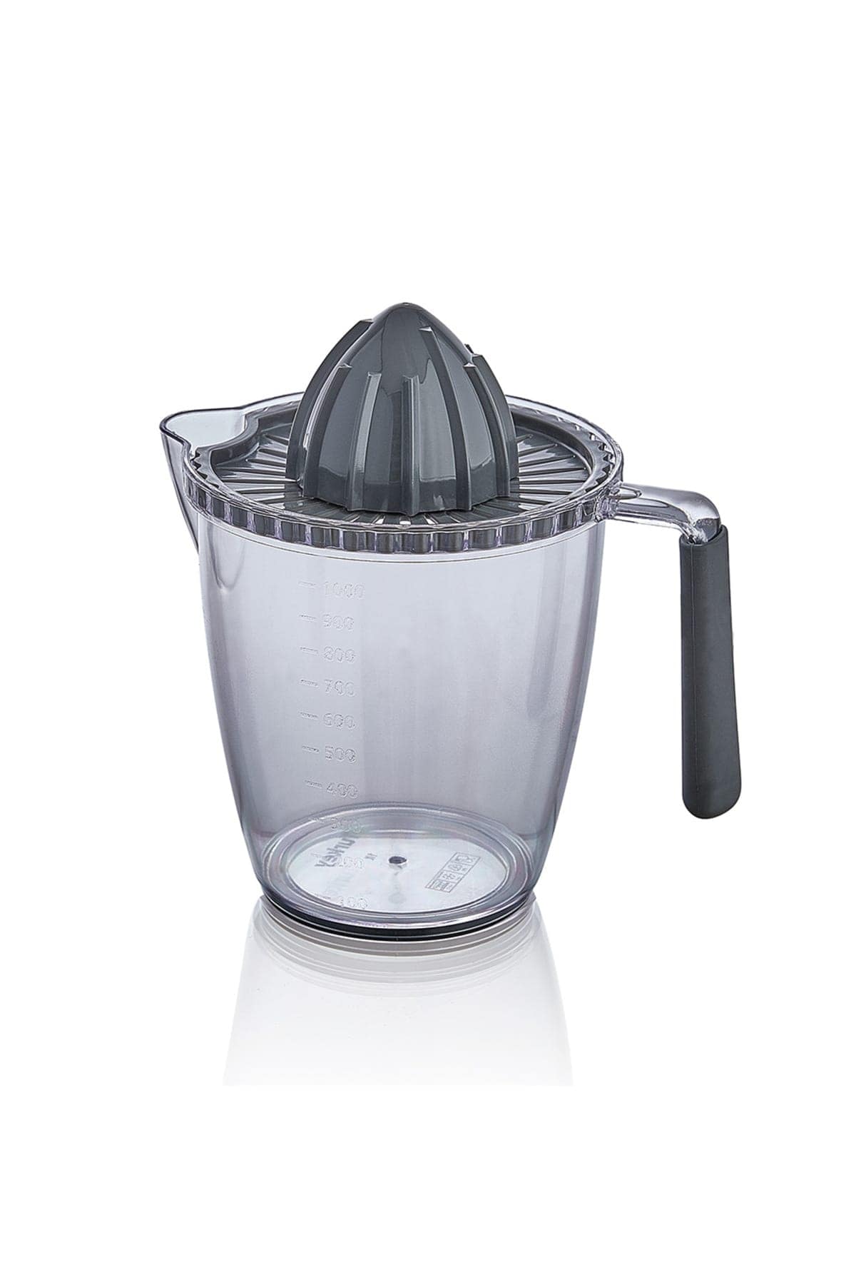 Silikon Saplı Limon Portakal Turunç Narenciye Sıkacağı Antrasit 1 LT - Görsel 2