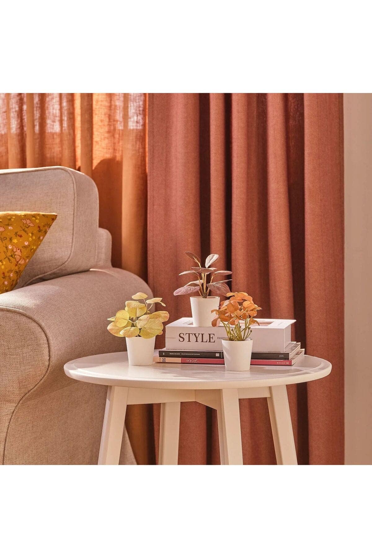 Fejka Saksılı Yapay Bitki 3 Adet 5 Cm Yeşil - Görsel 2