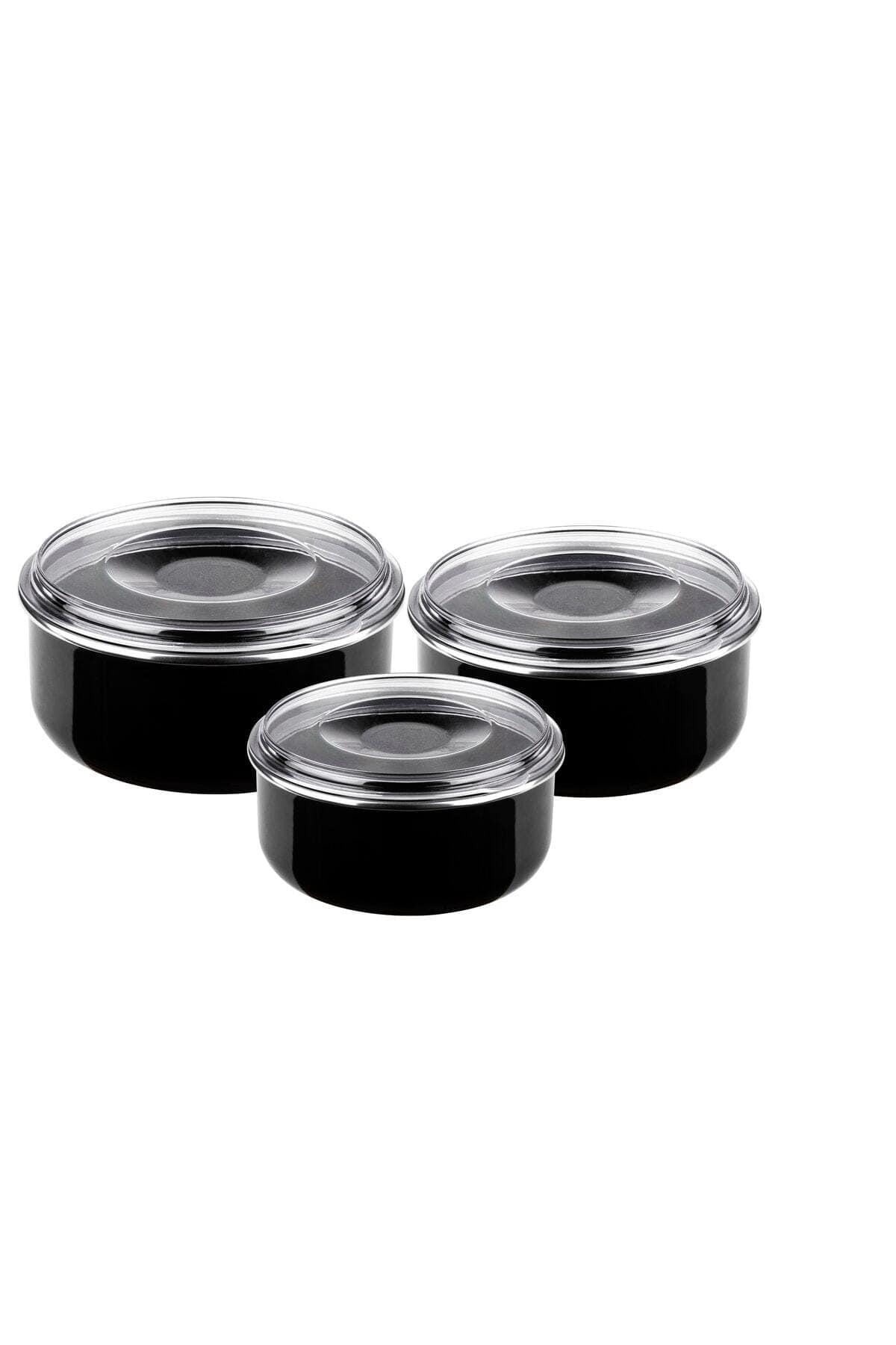 Sto-6702 Emaye Saklama Seti (3 PARÇA) 14 16 18 Cm- 900 ml 1,2 Lt 1,5 Lt - Görsel 3