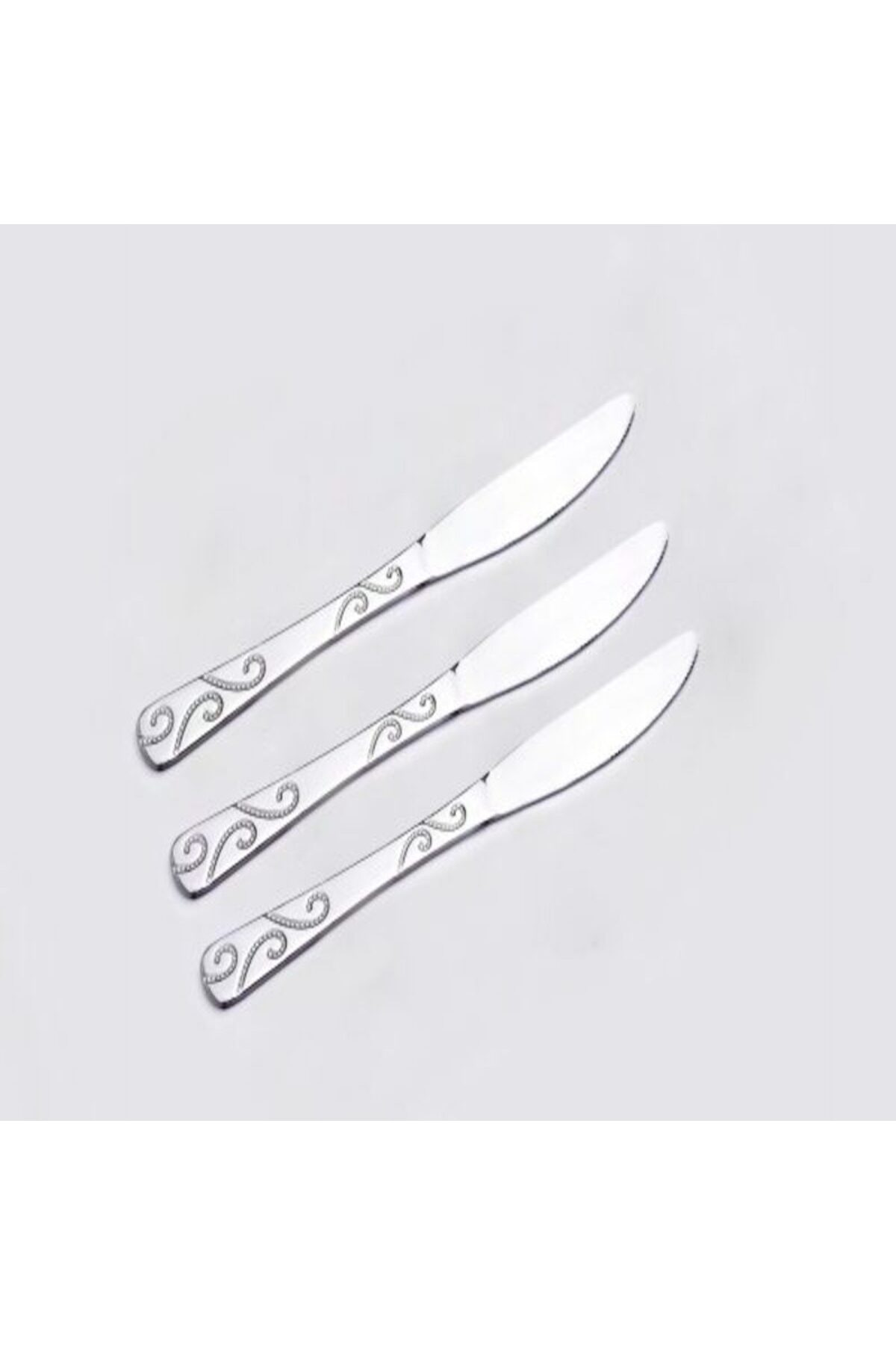 Çelik 12 Kişilik Sarmal Model Yemek Bıçağı