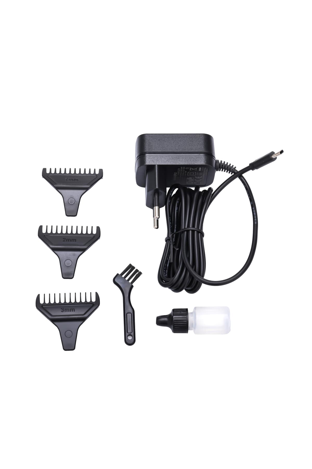 TR-2727 Black Profesyonel Type-C Şarjlı Sakal Ense Çizim Tıraş Makinesi - Görsel 3