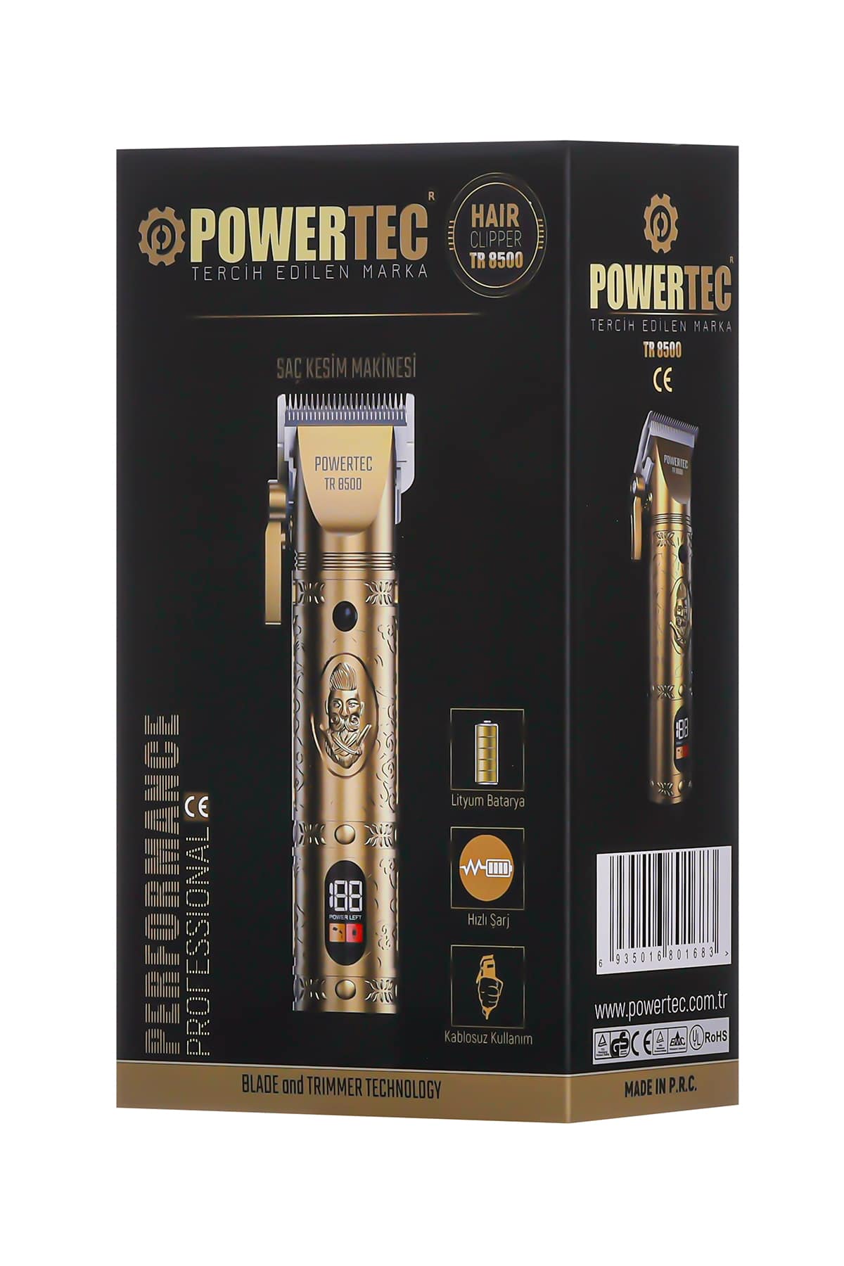TR-8500 Profesyonel Usb Şarjlı Saç Sakal Tıraş Makinesi