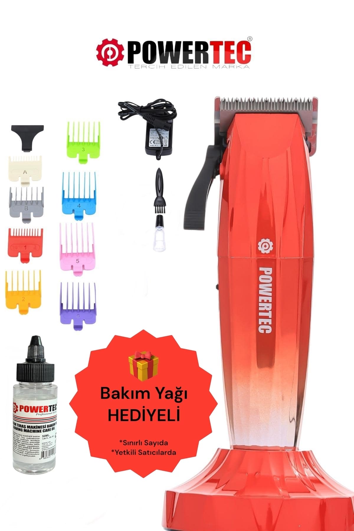 TR-8800 Profesyonel Şarjlı Saç Sakal Tıraş Makinesi