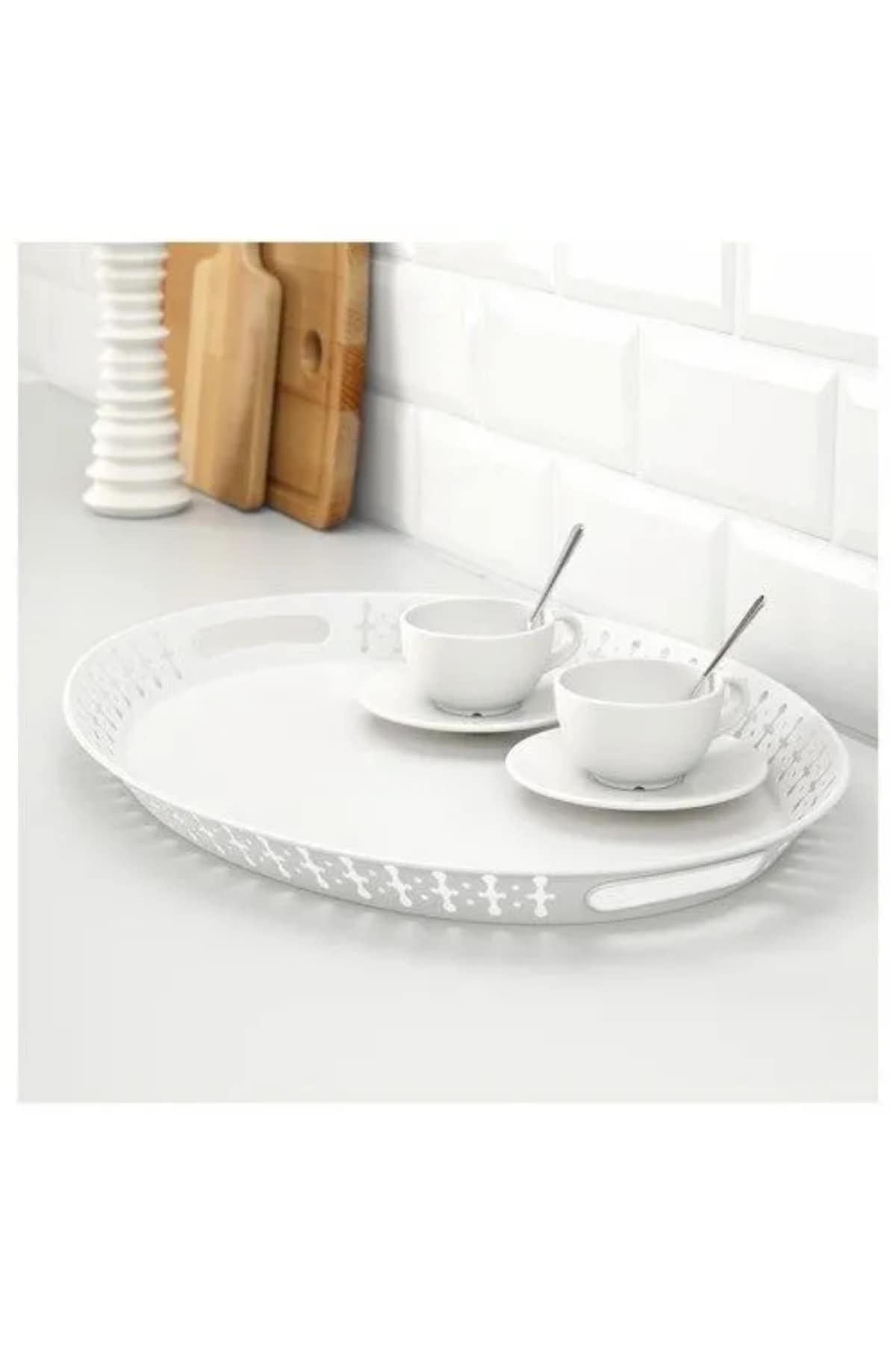 Kaliteli Ürün Dayanıklı Üretim Pratik Kullanışlı Kullanımı İdeal Kolay Şık Tasarım Tepsi ROMANTISK - Görsel 3