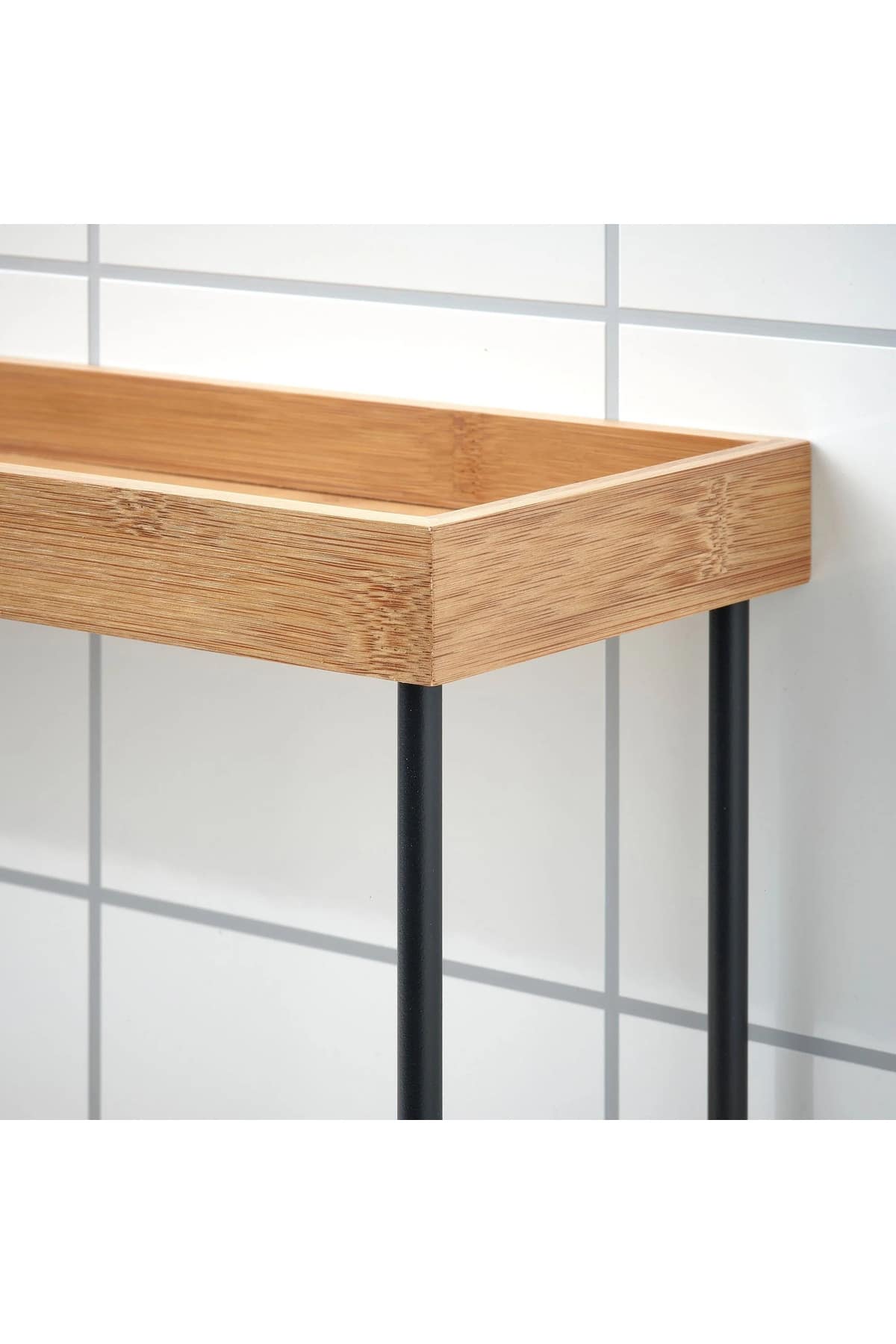 NÅLBLECKA tezgah üstü düzenleyici, bambu, 38x13x28 cm - Görsel 3