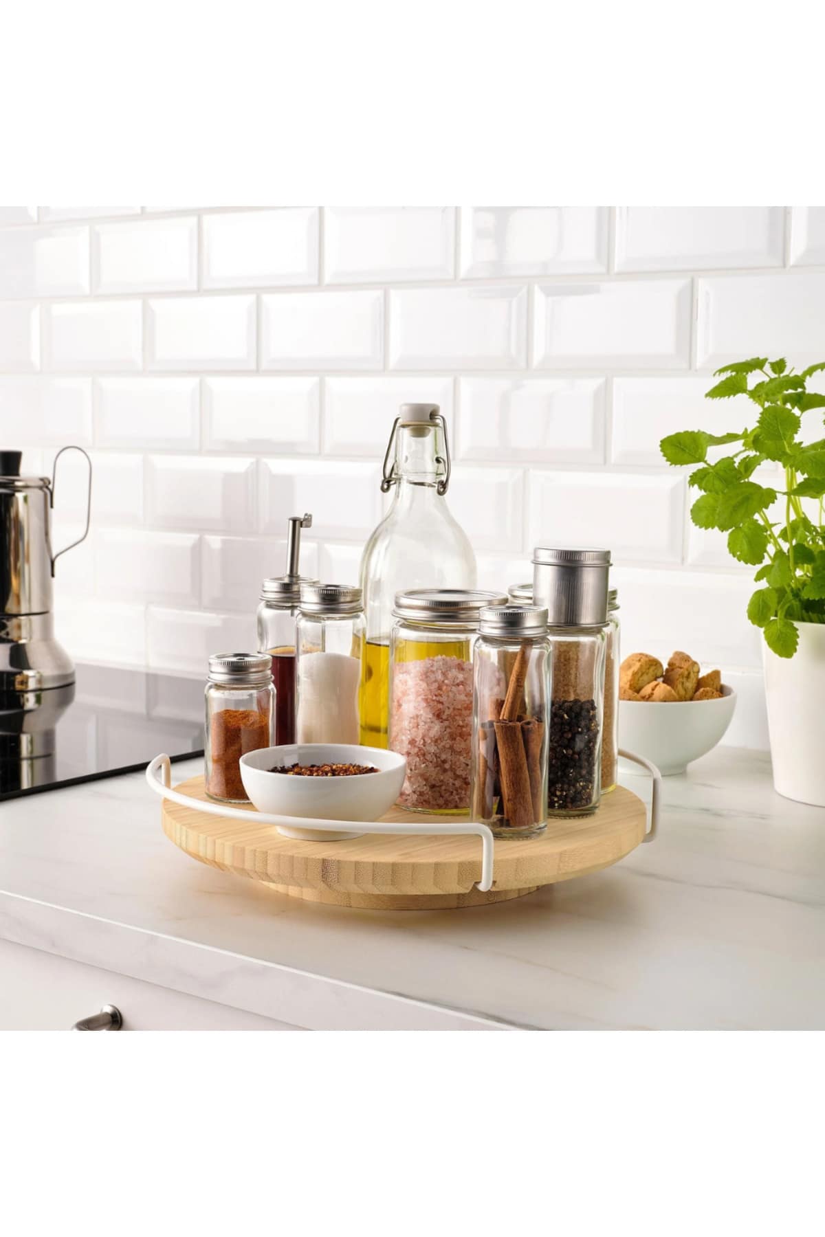 Aptıtlıg Bambu Dönen Servis Tepsisi 28 cm