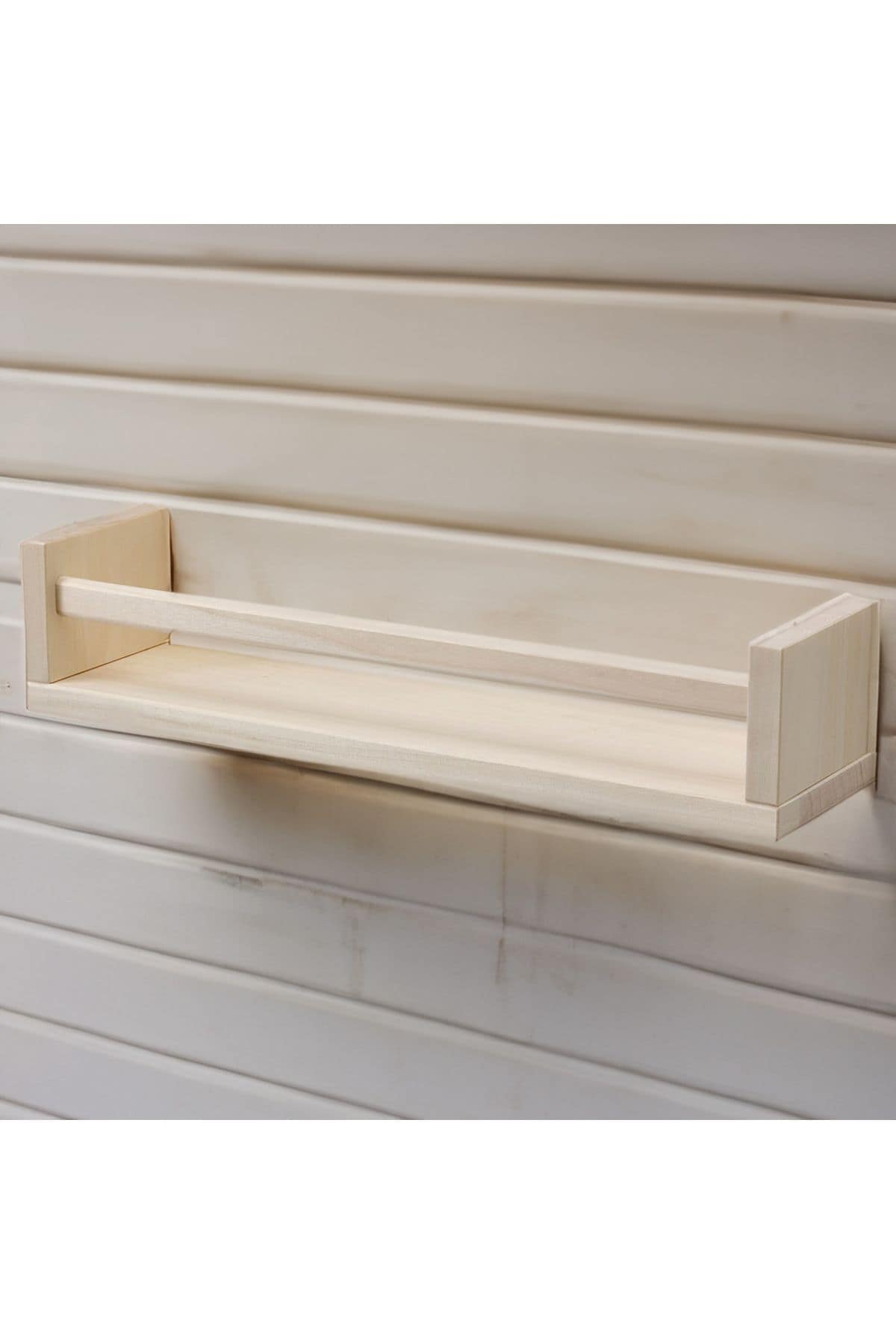 BEKVAM BAHARATLIK RAFI DUVAR RAFI ÇERÇEVE RAFI KİTAPLIK AHŞAP RAF 40x10x9 Cm