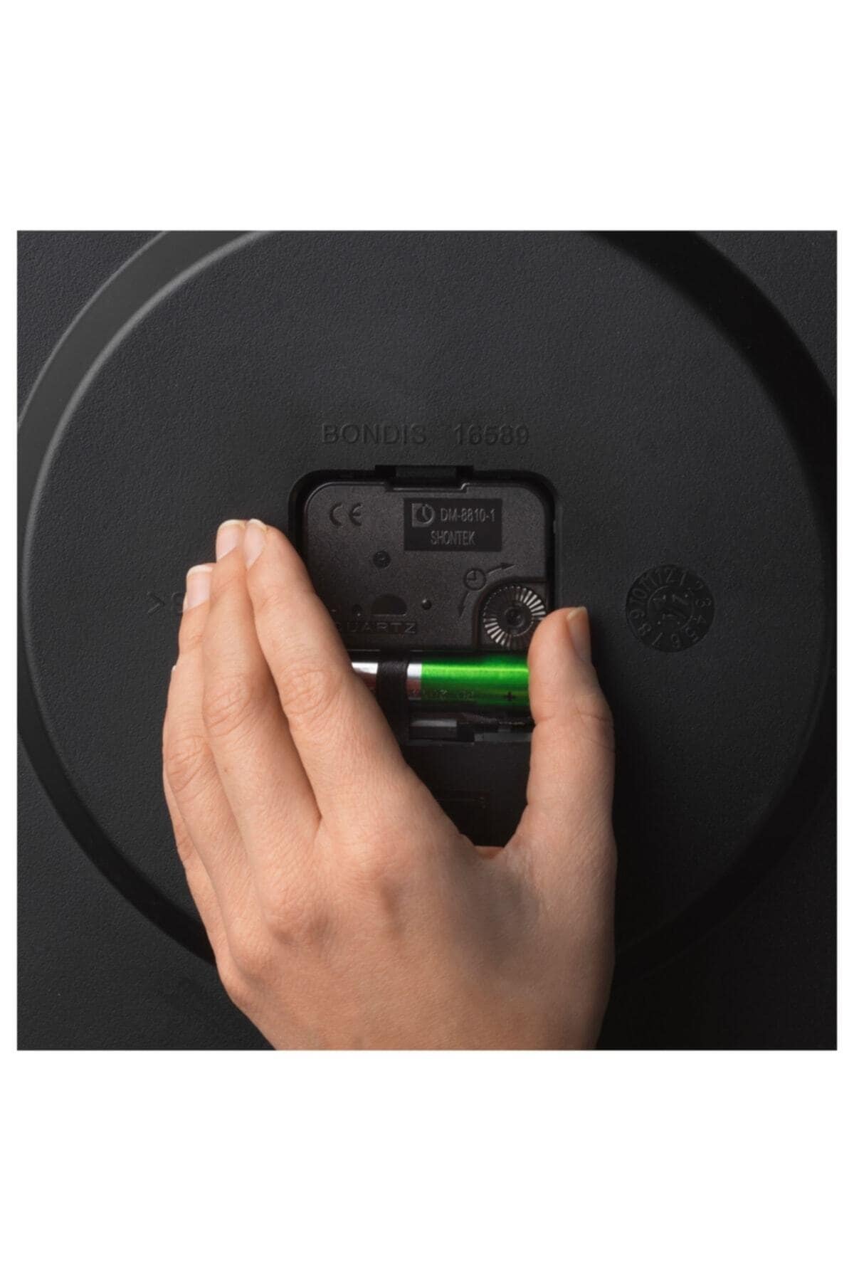 Bondıs Duvar Saatı , Siyah Renk, 38 Cm - Görsel 5