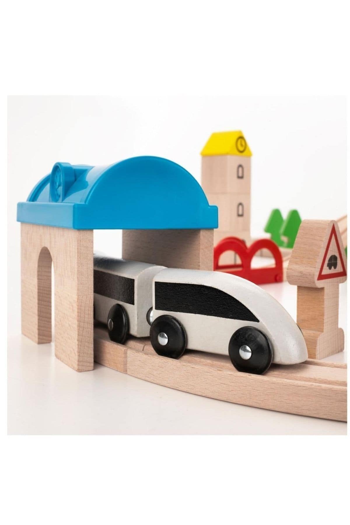 3+ Yaş Lıllabo Tren Seti, Çok Renkli, 45 Parça, +3 Yaş 0-50 Kahverengi - Görsel 2