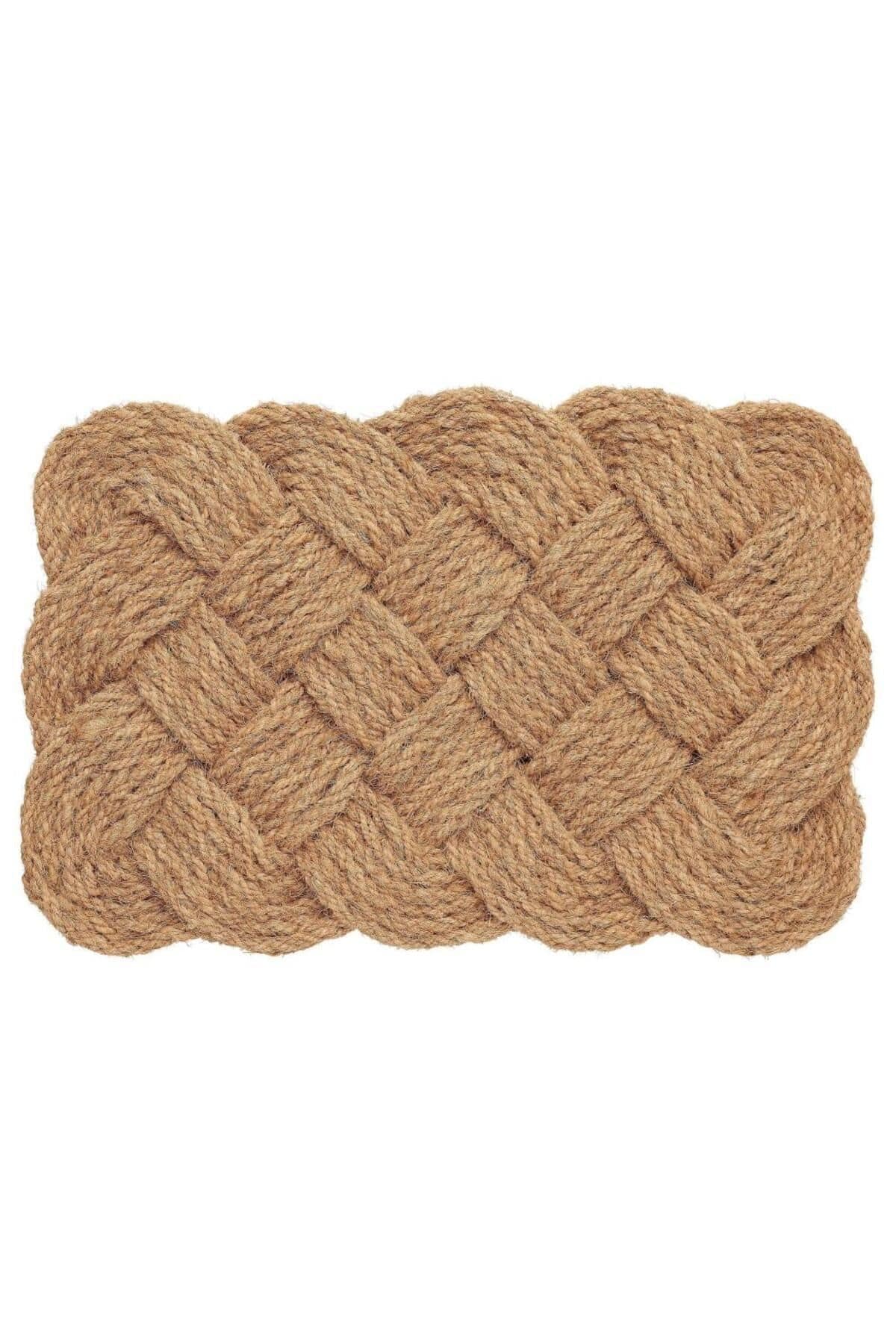 El Dokuması Hasır Kapı Önü Paspas - 40x60 Cm