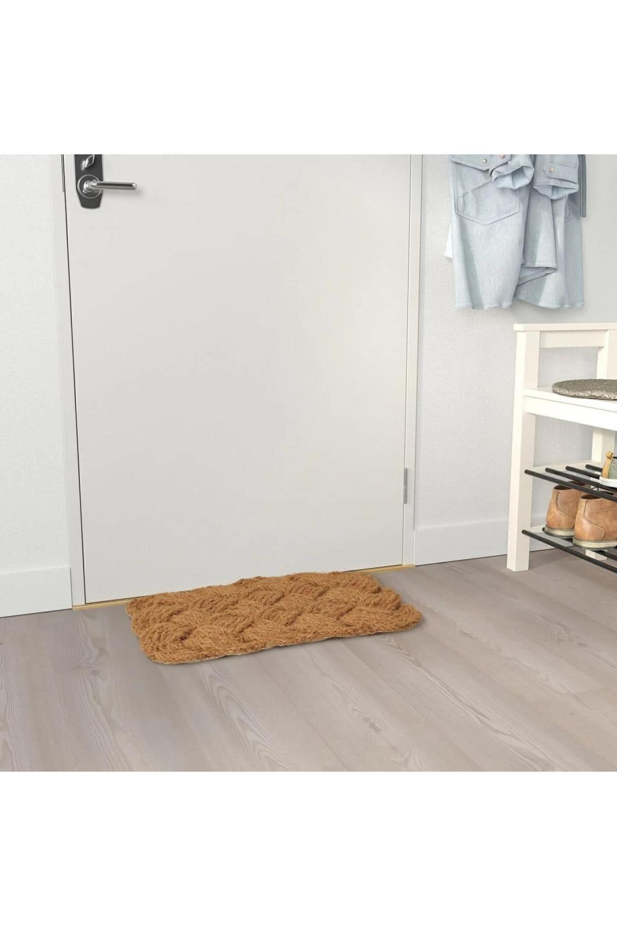 El Dokuması Hasır Kapı Önü Paspas - 40x60 Cm - Görsel 2