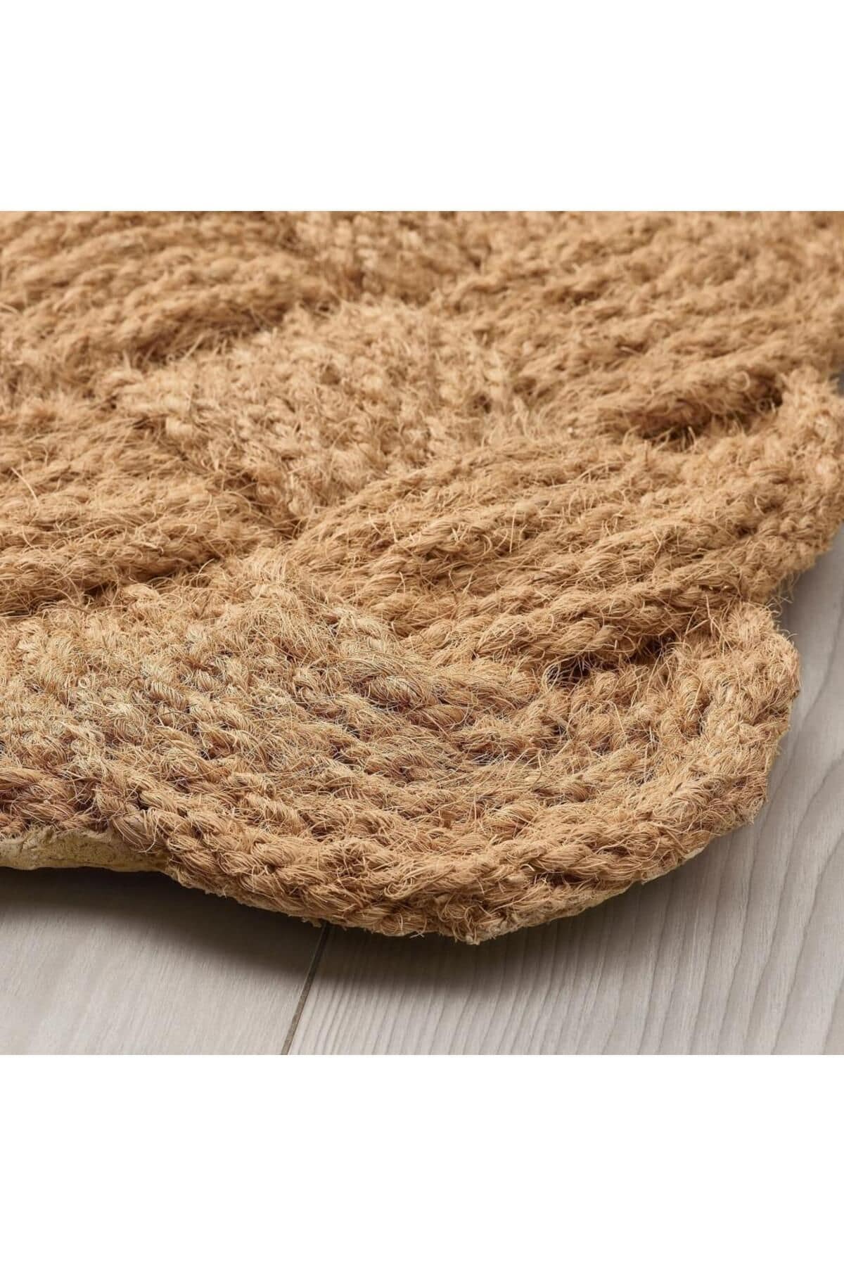 El Dokuması Hasır Kapı Önü Paspas - 40x60 Cm - Görsel 3