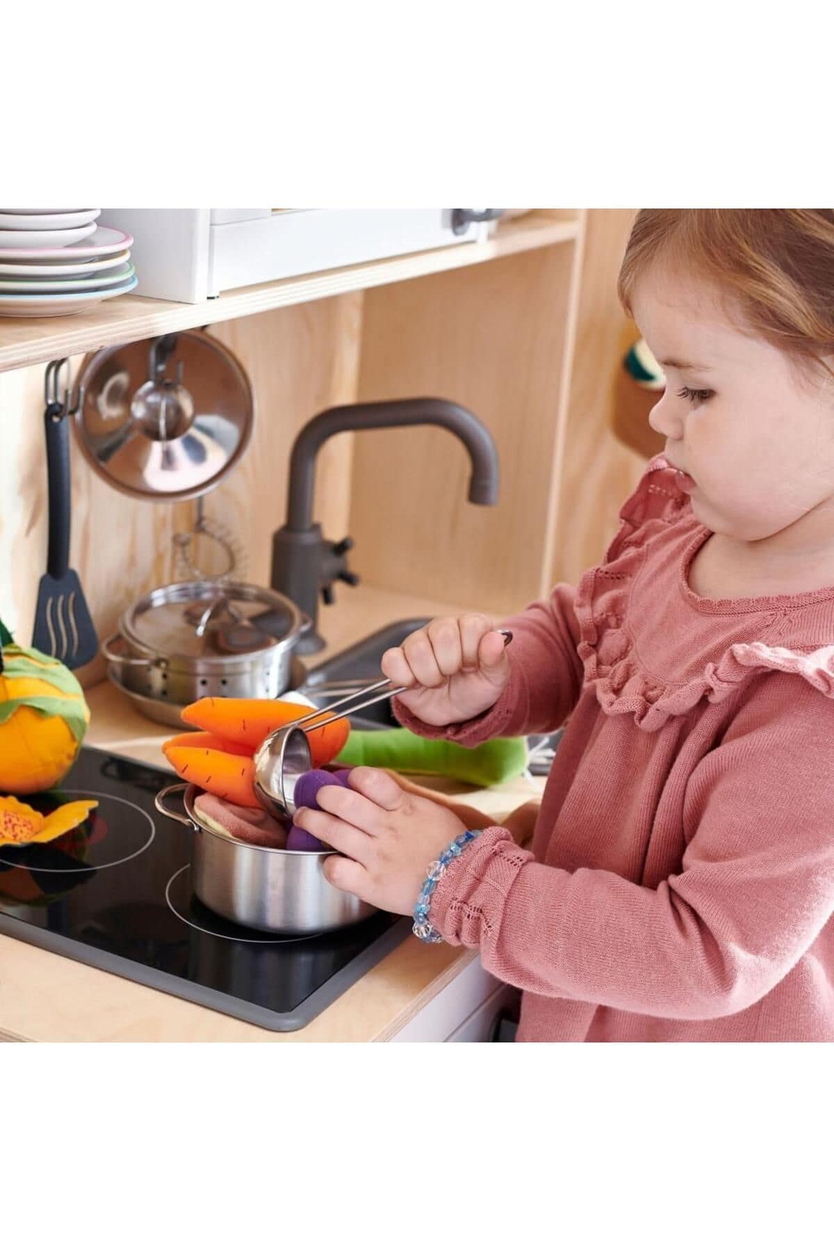 Duktıg Minyatür Oyuncak Tencere Seti Paslanmaz Çelik 4 Parça Lame - Görsel 4