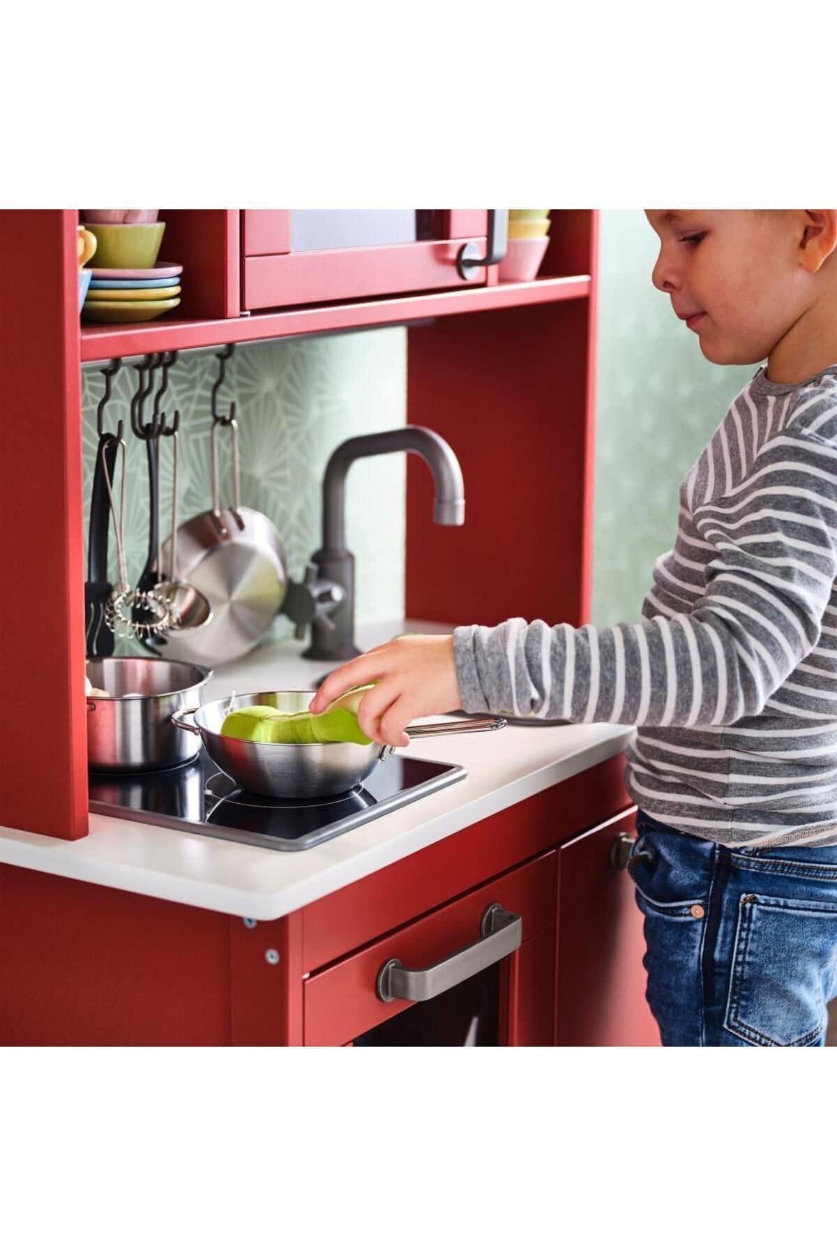 Duktıg Minyatür Oyuncak Tencere Seti Paslanmaz Çelik 4 Parça Lame - Görsel 5