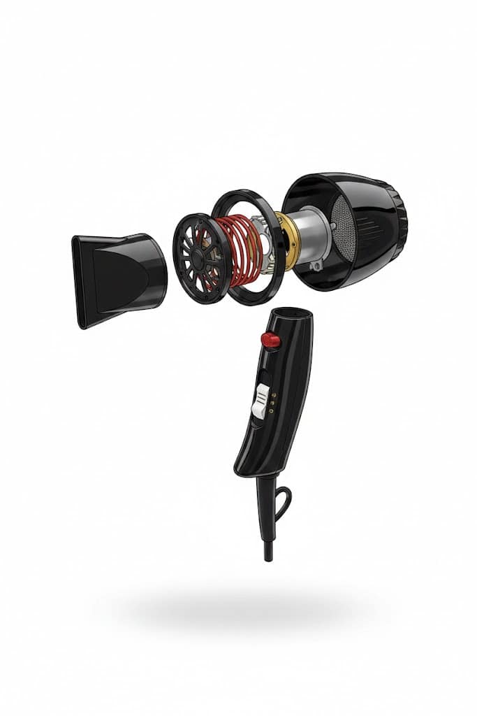 POWERTEC 701 SAÇ KURUTMA MAKİNESİ - Görsel 2